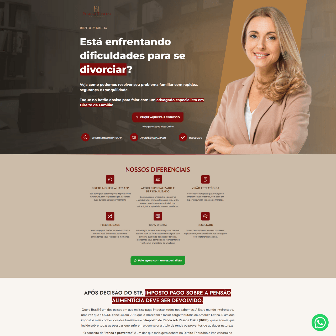 BT Advocacia - Direito de Família - Divórcio